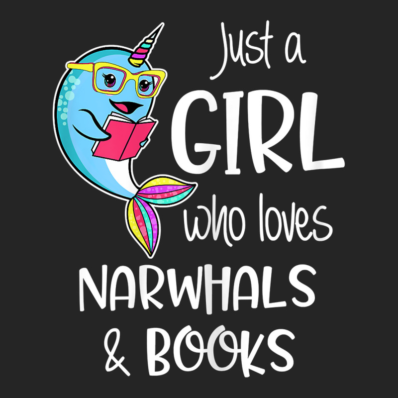 Just A Girl Who Loves Narwhals And Books Women Book Lovers Unisex Hoodie | Artistshot