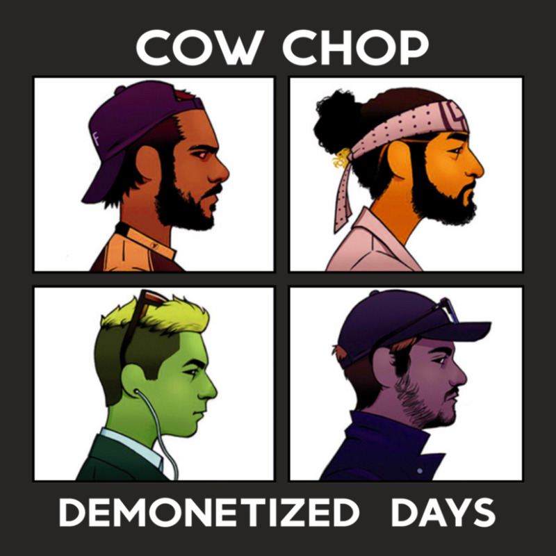 Cow Chop Demonetized Days Ladies Fitted T-Shirt by BrettHaralson | Artistshot