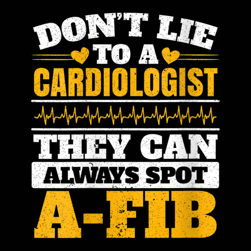 Womens Don't Lie To A Cardiologist They Can Always Spot A Fib V Neck T Toddler 3/4 Sleeve Tee by cm-arts | Artistshot