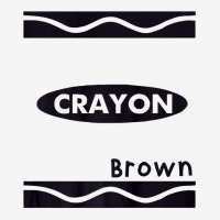 Brown Crayon Graphic Halloween Costume Group Team Matching Premium T S Youth 3/4 Sleeve | Artistshot