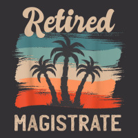 Retro Sunset Beach Retirement Quote Retired Magistrate Vintage Short | Artistshot