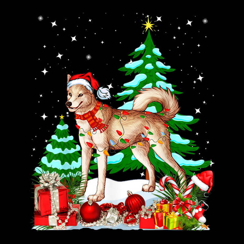 Funny Canaan Dog Christmas Xmas Cute V-Neck Tee by Posh | Artistshot