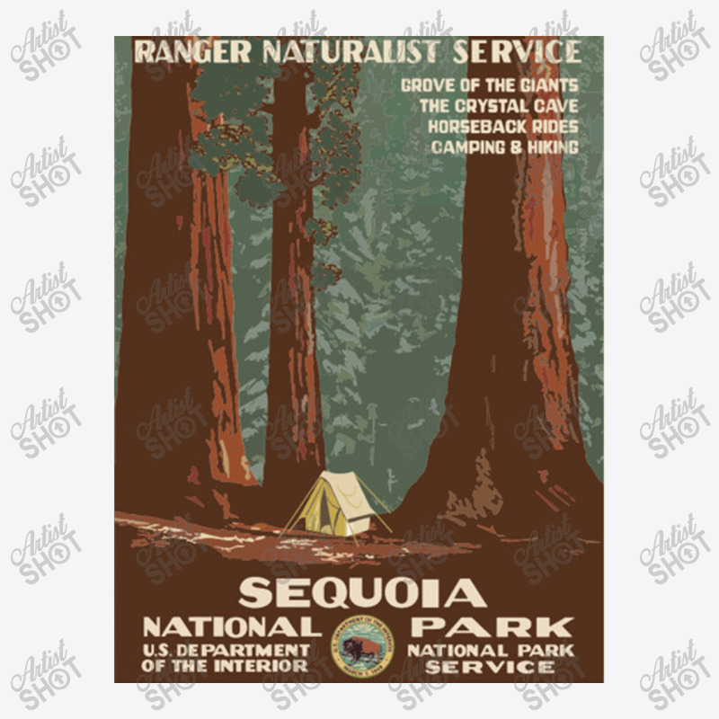 Vintage Sequoia National Park Poster (new)   Sequoia National Park Classic T-shirt by waktudzuhur | Artistshot