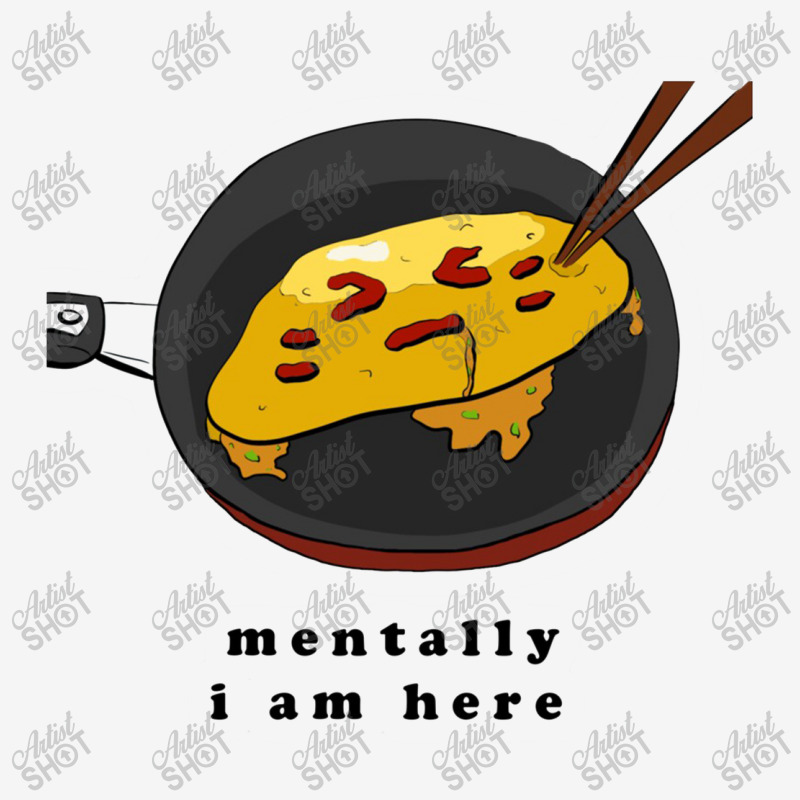 Mentally I Am Here, Omelette Adjustable Cap by melcerries | Artistshot