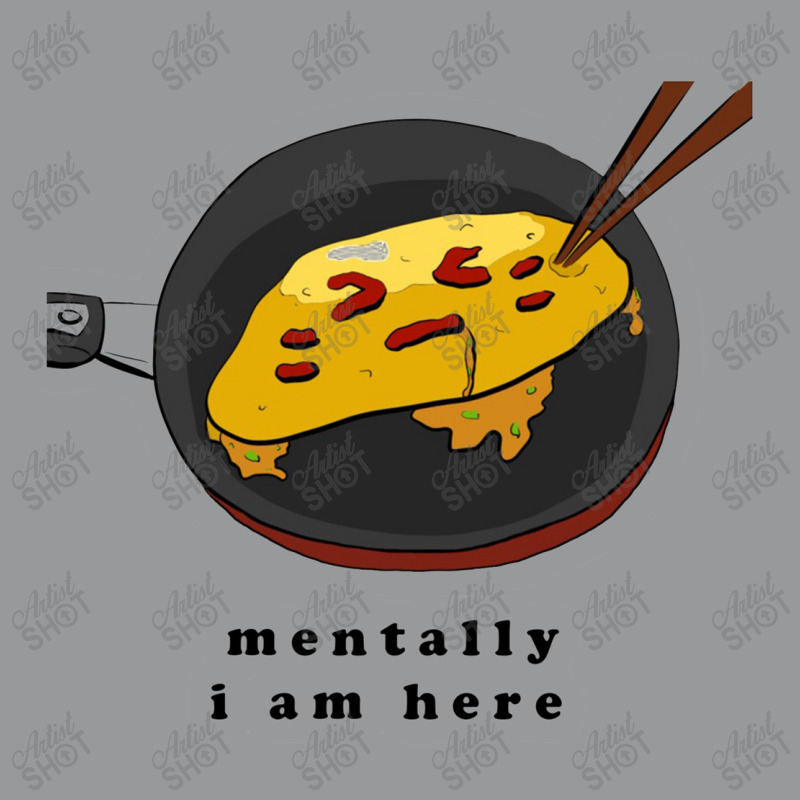 Mentally I Am Here, Omelette Crewneck Sweatshirt by melcerries | Artistshot