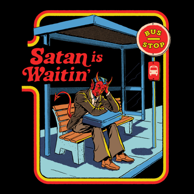 Satan Is Waitin' Adjustable Cap by cm-arts | Artistshot