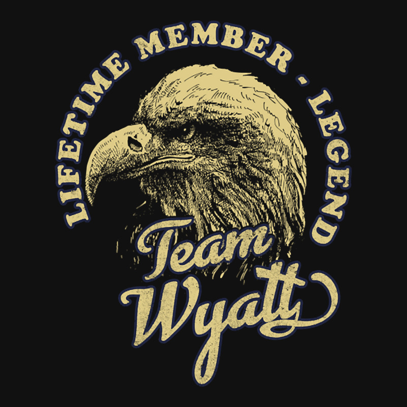 Wyatt Name - Lifetime Member Legend - Eagle Baby Beanies by laughingtuy | Artistshot