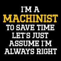 Machinist Right Machine Operator Machining Adjustable Cap | Artistshot