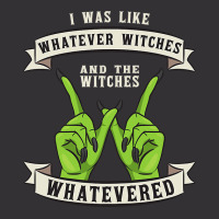 Womens Whatever Witches Witch Wiccan Costume Funny Halloween Gifts Vintage Hoodie And Short Set | Artistshot