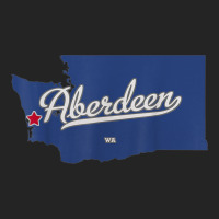 Aberdeen Washington Wa Map 3/4 Sleeve Shirt | Artistshot