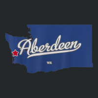 Aberdeen Washington Wa Map Crewneck Sweatshirt | Artistshot