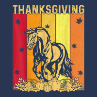 Thanksgiving Retro Horse Matching Family Pajamas Ladies Denim Jacket | Artistshot