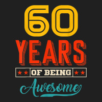 60 Year Of Being Awesome 60th Birthday Bday Family Party Drawstring Bags | Artistshot