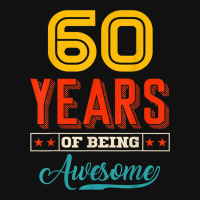 60 Year Of Being Awesome 60th Birthday Bday Family Party Crew Socks | Artistshot