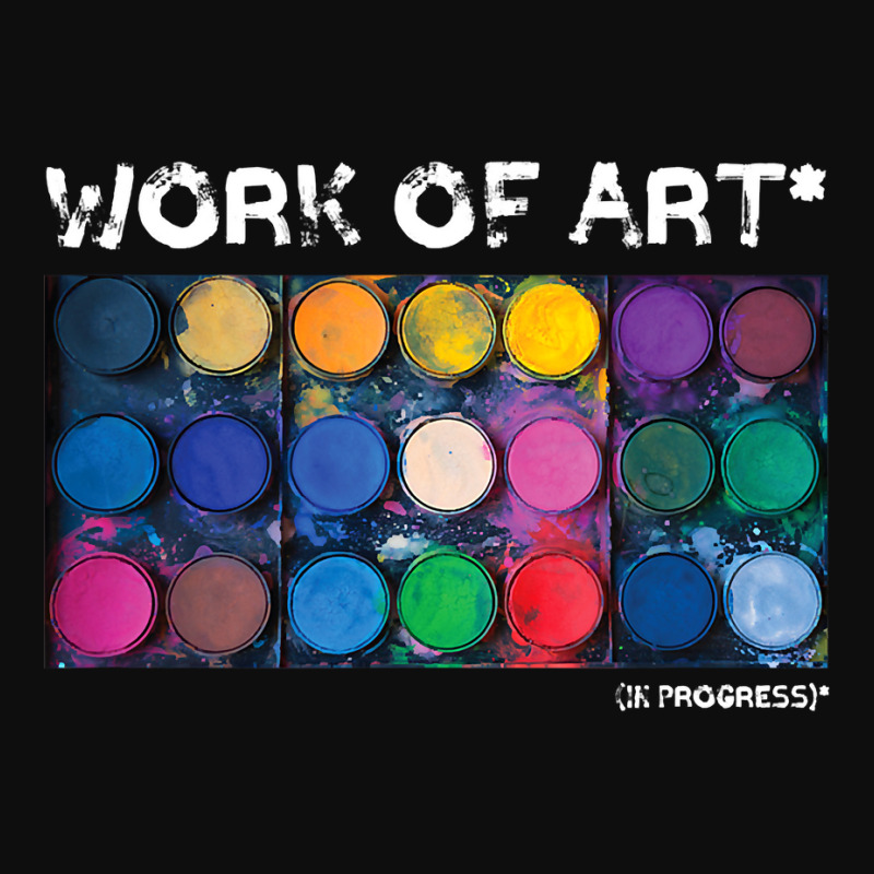 Work Of Art In Progress Perfect Artist Gift Crop Top by cm-arts | Artistshot