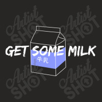 Yakuza   Get Some Milk Ladies Fitted T-shirt | Artistshot