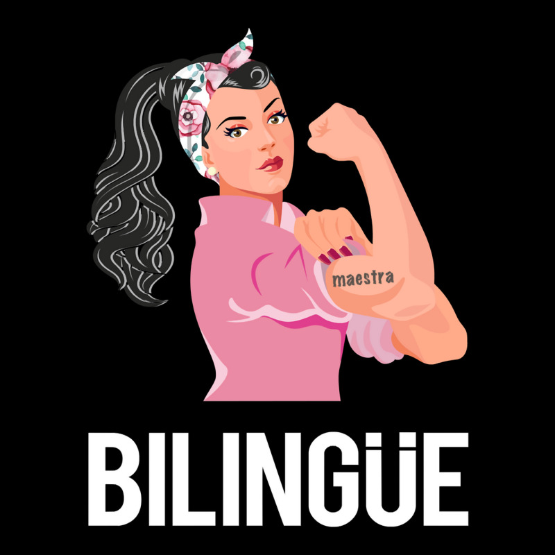 Maestra Bilingue Bilingual Spanish Teacher Long Sleeve T Shirt Legging by cm-arts | Artistshot