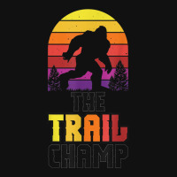 The Trail Champion Funny Women Running Athlete Sports Metal Print Horizontal | Artistshot