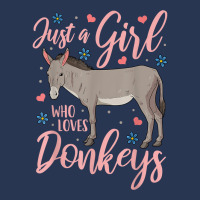 Donkey Just A Girl Who Loves Donkeys Funny Donkey Lover Gift T Shirt Ladies Denim Jacket | Artistshot