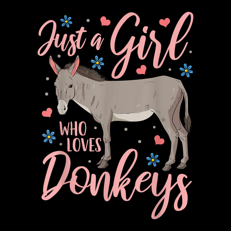 Donkey Just A Girl Who Loves Donkeys Funny Donkey Lover Gift T Shirt Legging by cm-arts | Artistshot