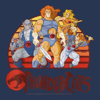 Thundercats Group Retro Sunset T Shirt Ladies Denim Jacket | Artistshot