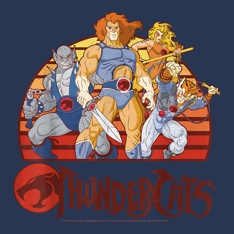 Thundercats Group Retro Sunset T Shirt Ladies Denim Jacket by judexynuk | Artistshot