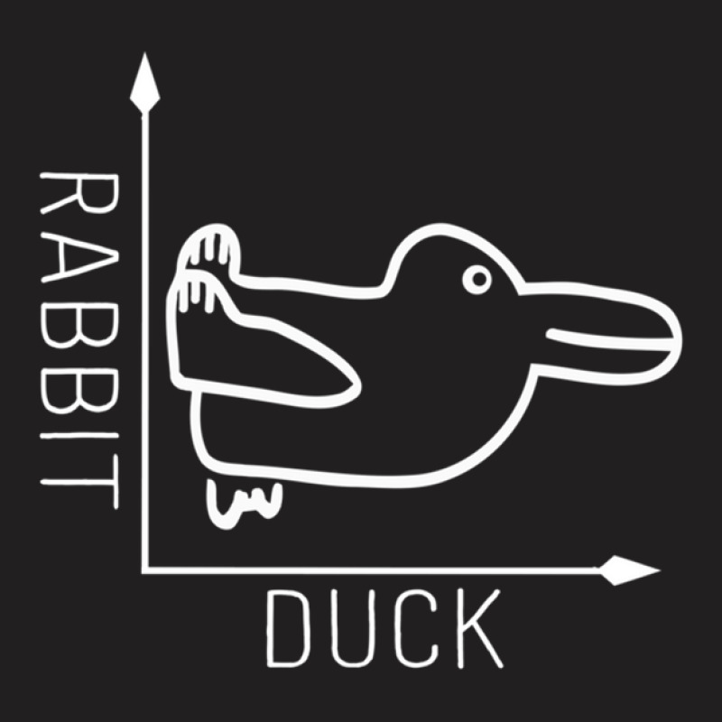 Wittgenstein Rabbit Duck Illusion T-shirt | Artistshot