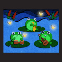 Cute Frogs Playing Musical Instruments Vintage Cap | Artistshot