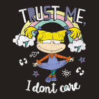 Rugrats Angelica Trust Me Don't Care Rainbow Tank Top | Artistshot