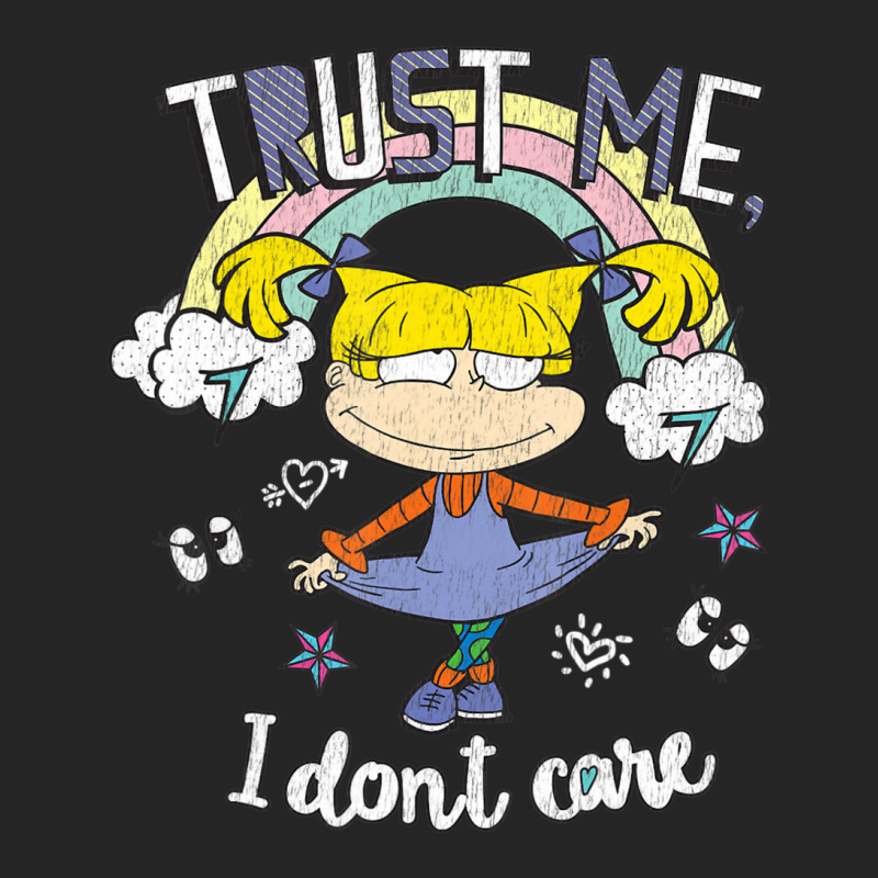 Rugrats Angelica Trust Me Don't Care Rainbow Unisex Hoodie by cm-arts | Artistshot