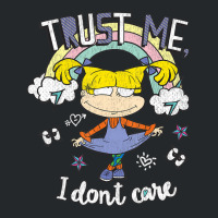 Rugrats Angelica Trust Me Don't Care Rainbow Crewneck Sweatshirt | Artistshot