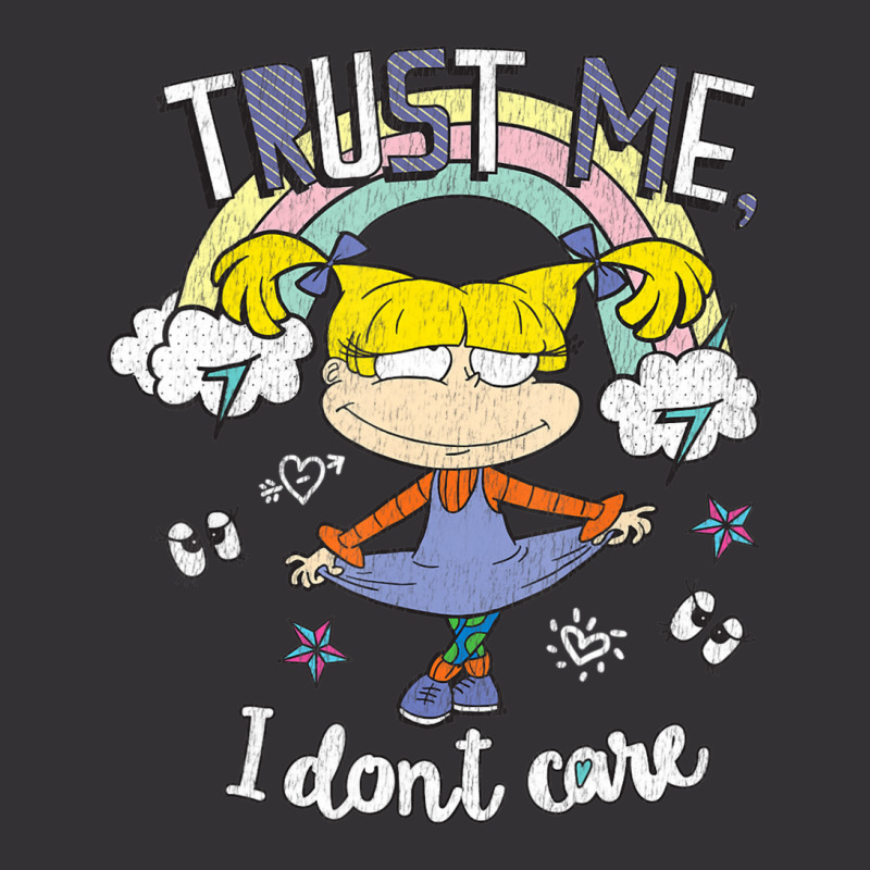 Rugrats Angelica Trust Me Don't Care Rainbow Vintage Short by cm-arts | Artistshot