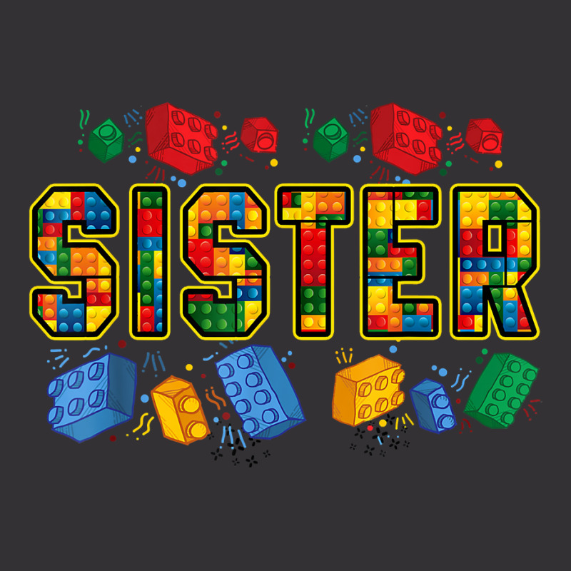 Sister Brick Builder Funny Blocks Master Builder Vintage Short | Artistshot