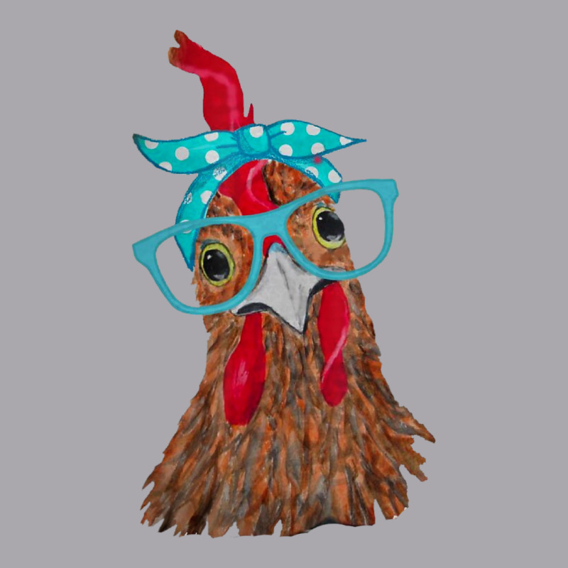 Chicken With Bandana Headband And Glasses Cute Youth 3/4 Sleeve by cm-arts | Artistshot