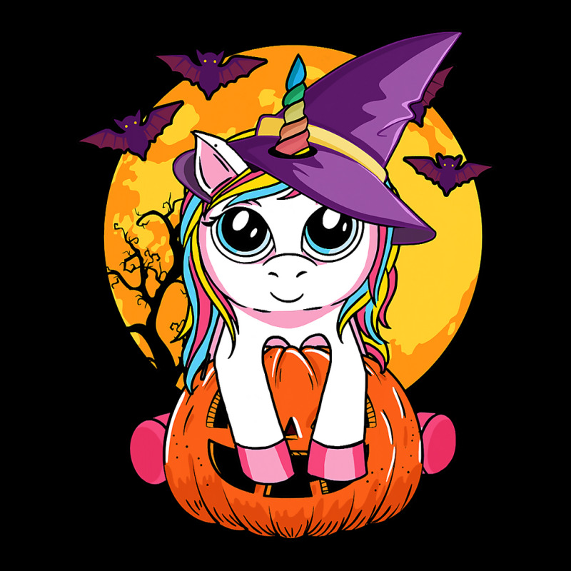 Cute Halloween Shirt Girls Kids Witchy Unicorn Halloween T Shirt Pocket T-shirt | Artistshot