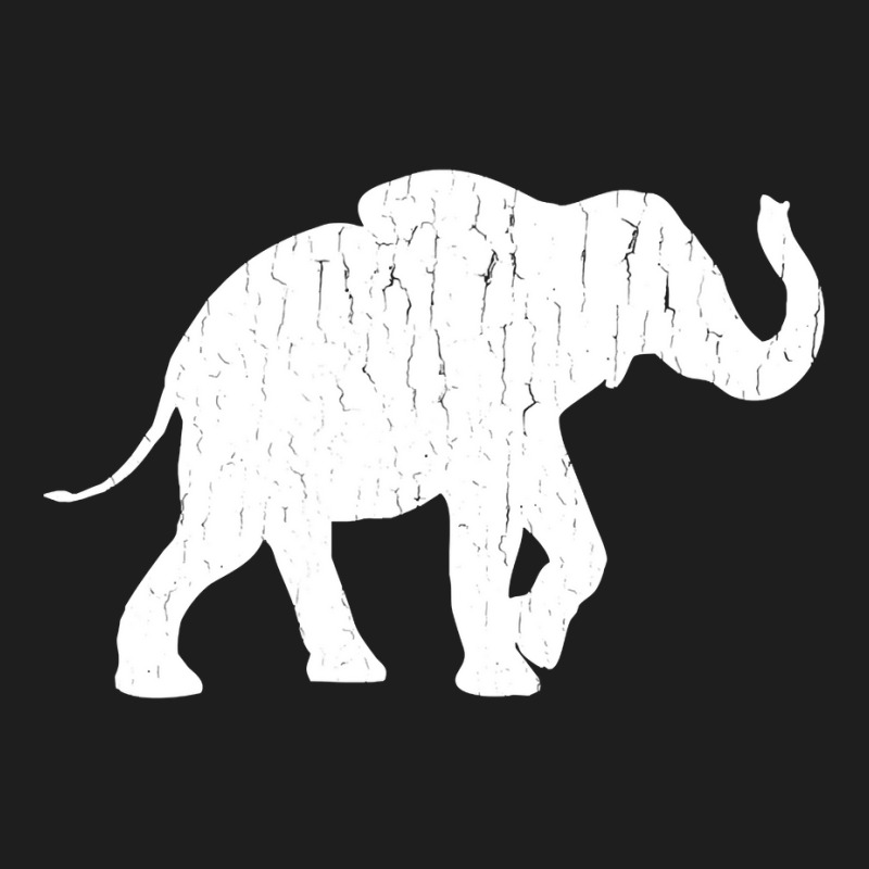 Distressed Elephant Silhouette Classic T-shirt by thutrinh | Artistshot