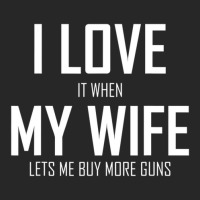 Mens I Love It When My Wife Lets Me Buy More Guns Men's T-shirt Pajama Set | Artistshot