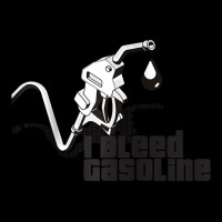 I Bleed Gasoline Raglan Baseball Tee Zipper Hoodie | Artistshot