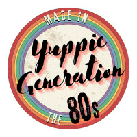 Yuppie Generation Made In The 80s - Vintage Style Sticker | Artistshot