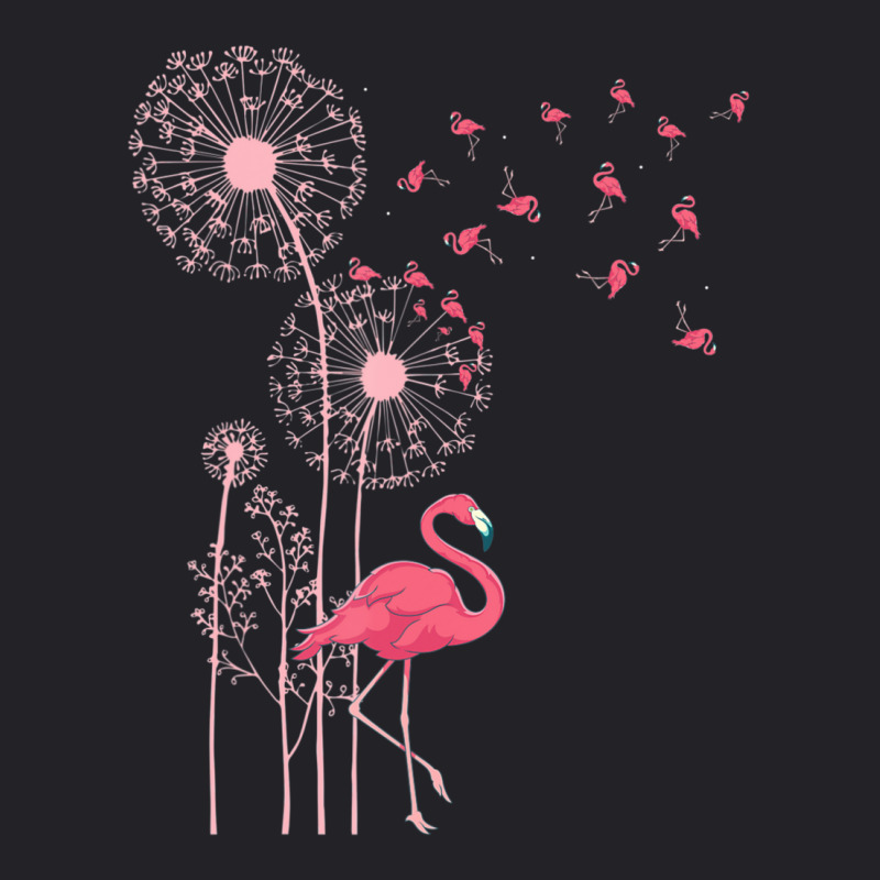 Flower Dandelion Exotic Animal Tropical Bird Pink Flamingo Youth Tee by cm-arts | Artistshot