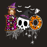 Boo Skull Own Witch's Hat And Ghost Funny Halloween Costume Tank Top | Artistshot