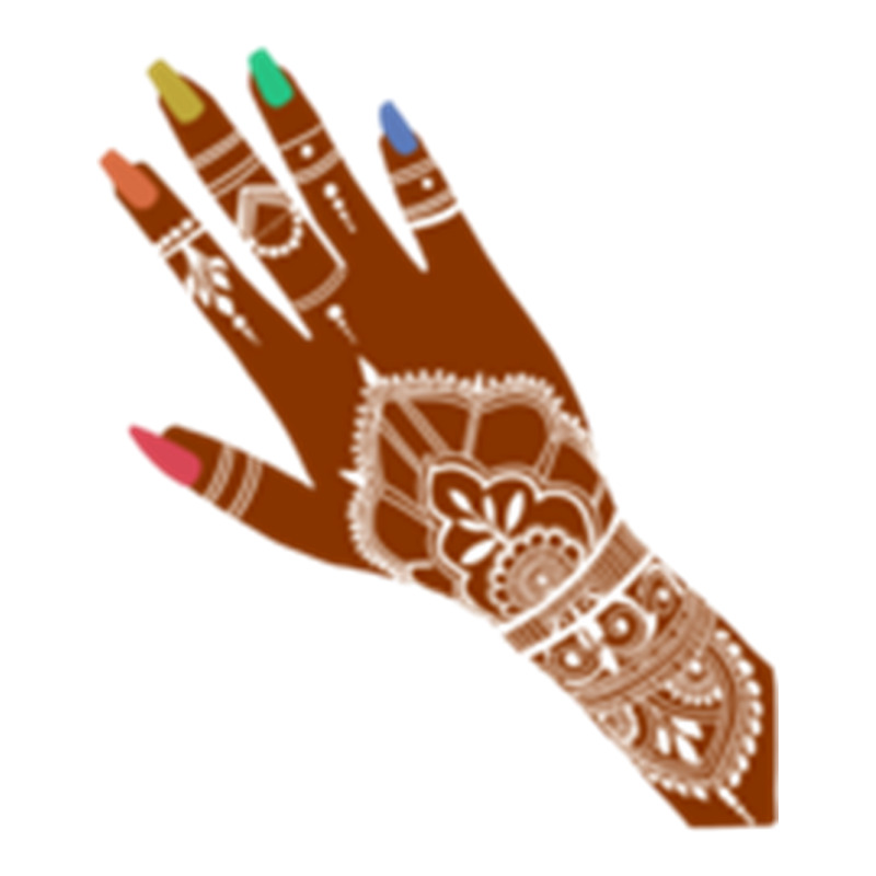 Pride Henna, Long Women's V-Neck T-Shirt by RILEYALLEN | Artistshot