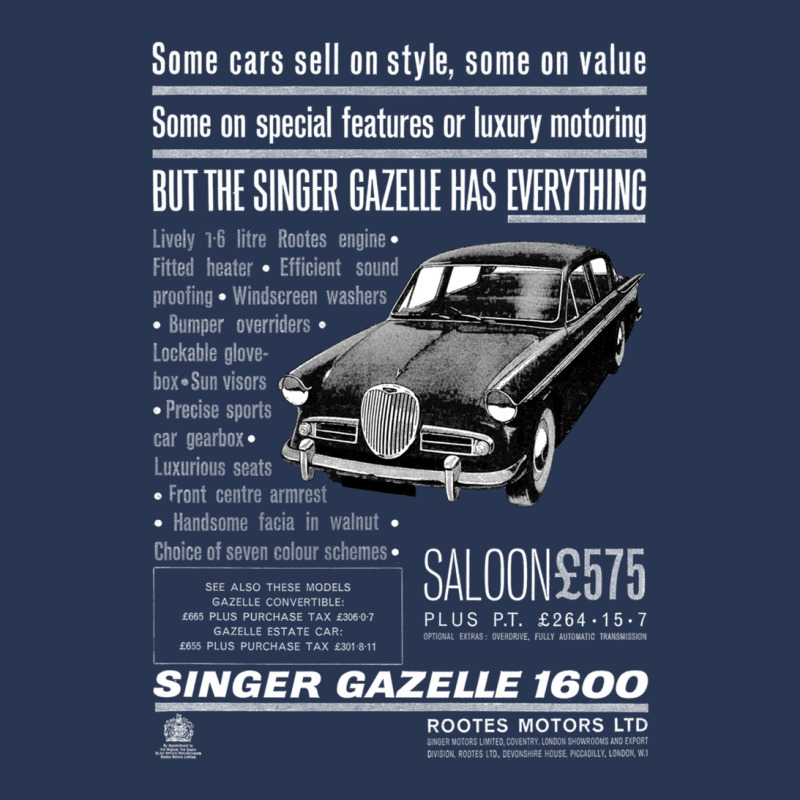 Singer Gazelle - Advert Men Denim Jacket | Artistshot