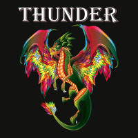 Imagine You Are A Thunder Dragon Breathing Fire With Wings Scorecard Crop Tee | Artistshot