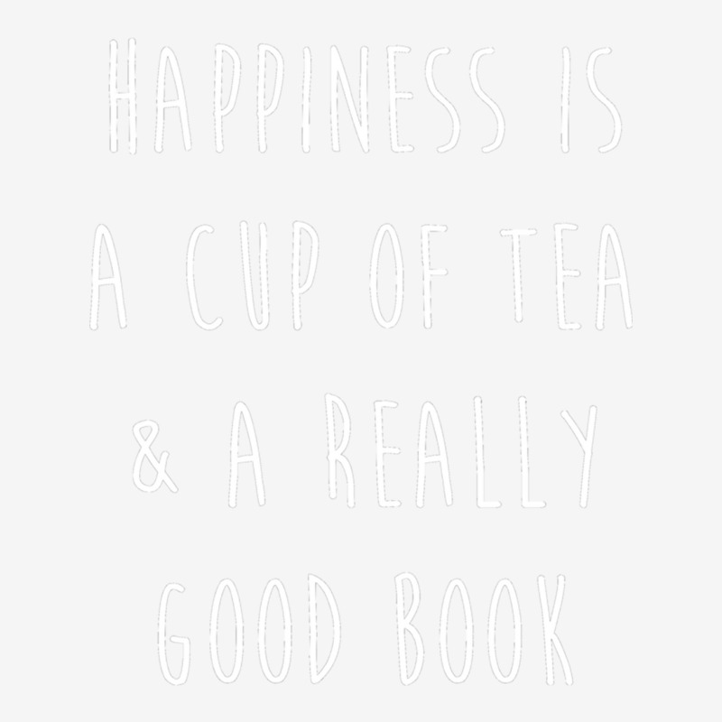 Happiness Is A Cup Of Tea _amp_ A Really Good Book Fitted Adjustable Cap by cm-arts | Artistshot