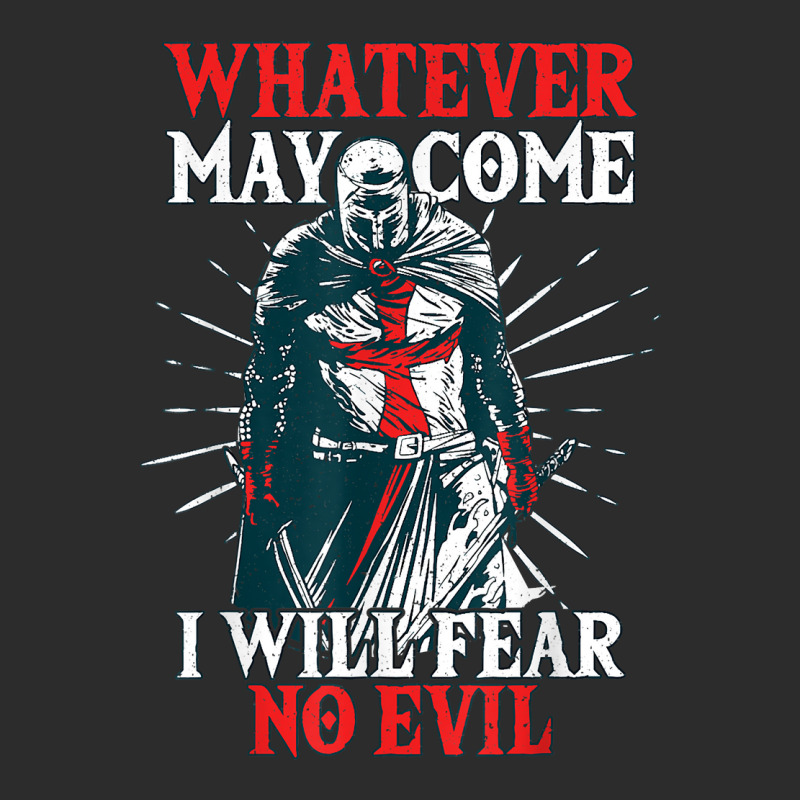 Templar Knight Costume, I Will Fear No Evil, Holy Crusader T Shirt Exclusive T-shirt | Artistshot