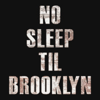 No Sleep Til Brooklyn Crew Socks | Artistshot