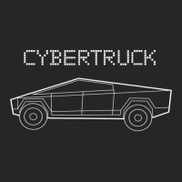 Cyber Tech Futuristic Truck For Auto Car Fans Ladies Fitted T-shirt | Artistshot