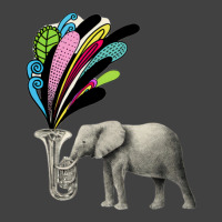 Elephant Playing A Musical Instrument Vintage T-shirt | Artistshot