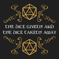 The Dice Giveth And Taketh Away Tabletop Rpg Gaming Ladies Polo Shirt | Artistshot